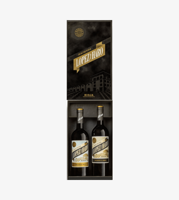 Lopez de Haro BOX 2 fl (crianza/reserva)